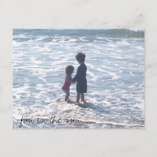 plezier in de zon........ briefkaart