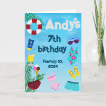 Plezier in het zwembad Zwembad Verjaardagsfeest