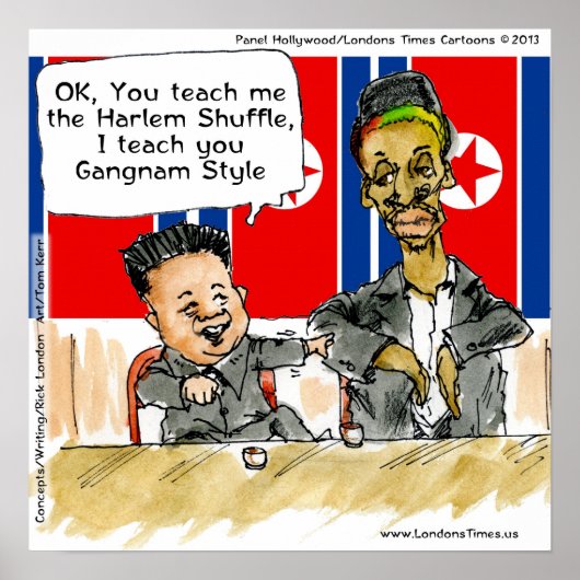 Plezier In Noord-Korea Grappige Poster (Voorkant)