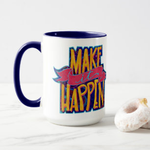 Plezier laat het gebeuren Quote Inspirivity Mok