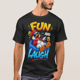 Plezier & Lachen – Coole Eend Komedie T-shirt