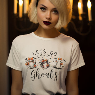 Plezier Laten we gaan Geesten Halloween T-shirt