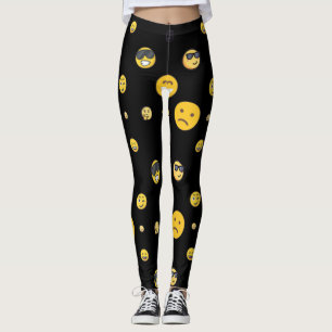 Plezier, liefde, glimlachen, gelukkig schattige em leggings