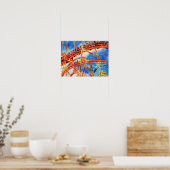 plezier met het poster van het roller onderzetter (Keuken)