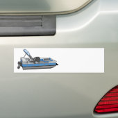 plezier met pontoon bumpersticker (Op auto)
