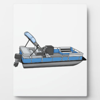 plezier met pontoon fotoplaat