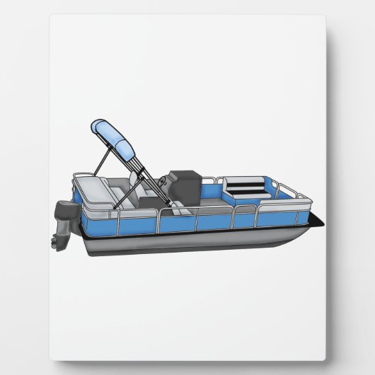 plezier met pontoon fotoplaat (Voorkant)