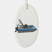 plezier met pontoon keramisch ornament (Rechts)
