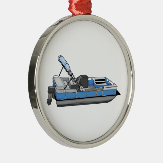 plezier met pontoon metalen ornament (Rechts)