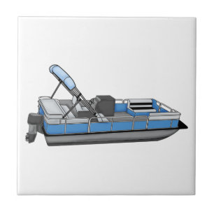 plezier met pontoon tegeltje