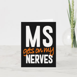 Plezier Multiple Sclerose Awareness MS Warrior - M Kaart