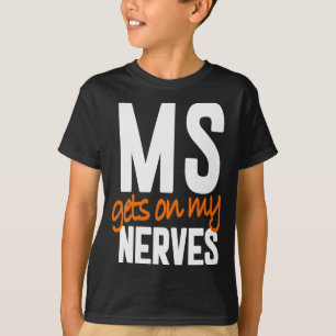 Plezier Multiple Sclerose Awareness MS Warrior - M T-shirt
