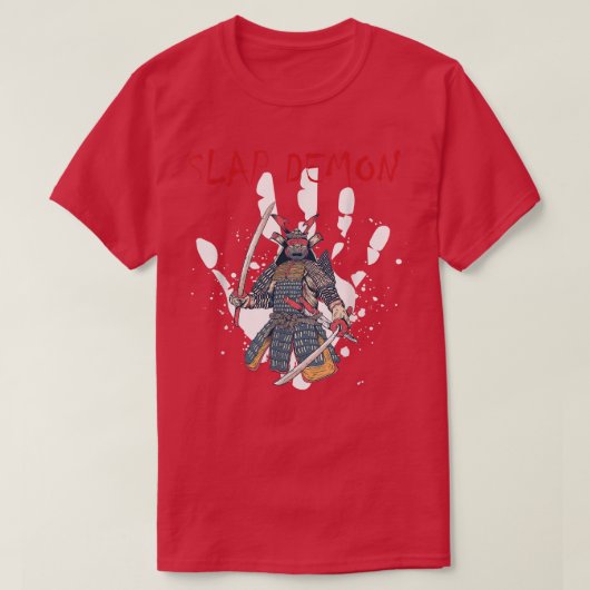 Plezier, ontwerp van schoot-gevecht Slap Samurai ( T-shirt (Design voorkant)