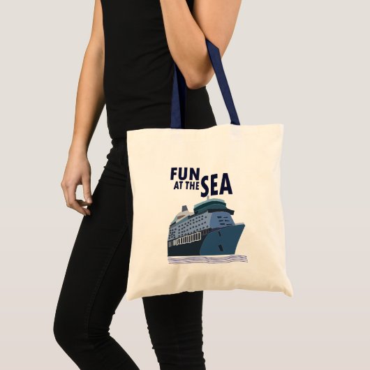 Plezier op het Zee cruiseschip Tote Bag (Voorkant (product))
