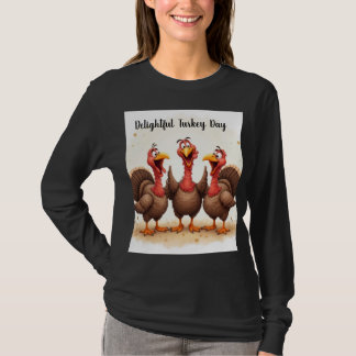 Plezier op kalkoendag t-shirt