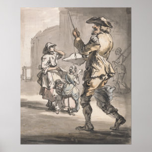 Plezier op plezier - Paul Sandby - c1759 Poster