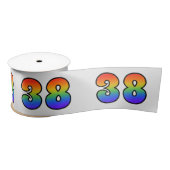 Plezier, regenboogpatroon "38" Evenementnummer (gr Lint (Spoel)