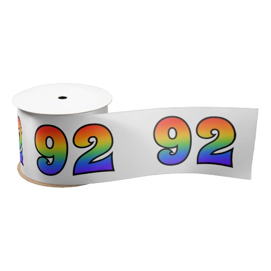 Plezier, regenboogpatroon "92" Evenementnummer (gr Lint (Spoel)