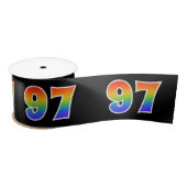 Plezier, regenboogpatroon "97" Evenementnummer (zw Lint (Spoel)
