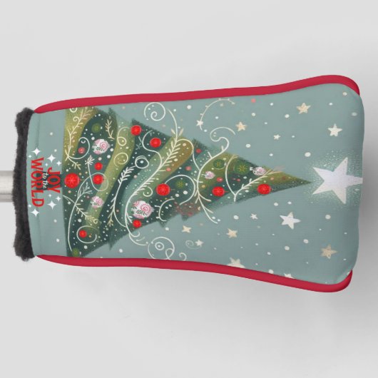 Plezier voor de kerstboom golfheadcover (Voorkant)