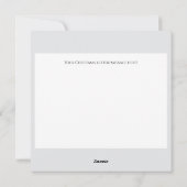 Plezier voor de wereld Modern Simple Scripture Ker Feestdagenkaart (Achterkant)