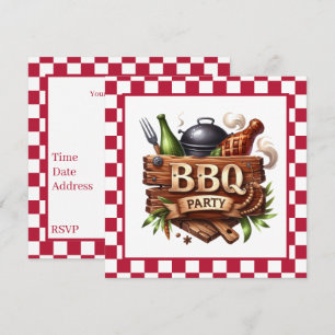 Plezier voor elk doel BBQ-feest Kaart