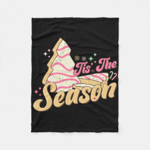 Plezierig Is Het Seizoen Ontwerp Kerstboom Taarten Fleece Deken