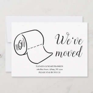 Plezierig verhuizen naar huis aankondiging