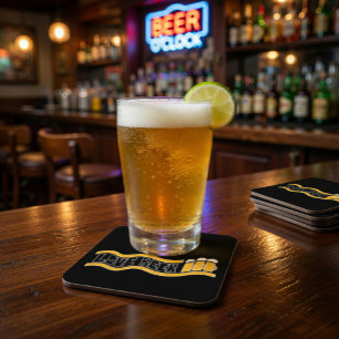 Plezierige Drinkmat voor Bierliefhebbers Bier Onderzetter