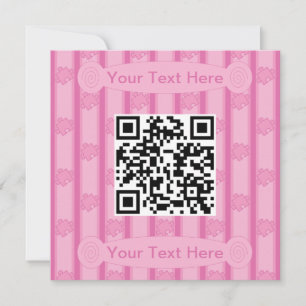 Plezierige en Fantasievolle QR-code sticker Kaart