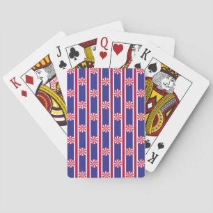 Plezierige en mooie pepermunt snoep pokerkaarten