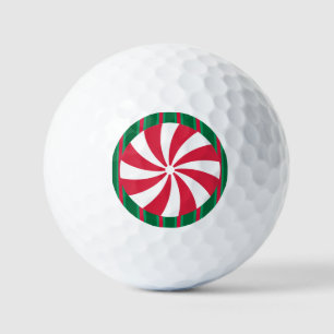 Plezierige en Prachtige Kerstmis Pepermunt Snoep Golfballen