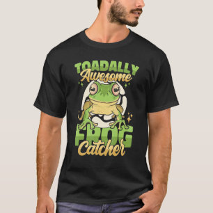 Plezierige Kikkerjacht Paddenbond Geweldige Kikker T-shirt