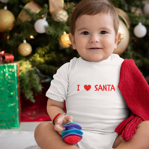 Plezierige Rode Kerst Ik Hou Van Sinterklaas Hart Romper