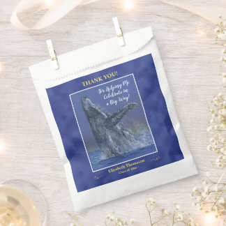 Plezierige walvis afstudeerfeest cadeautasjes bedankzakje