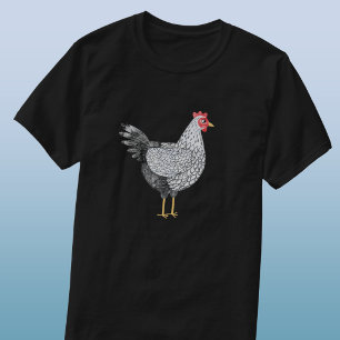 Plezierige Waterverf Wyandotte Kip Pluimvee T-shirt