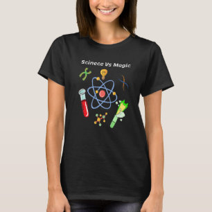 Plezierige wetenschappelijke magische experimenten t-shirt