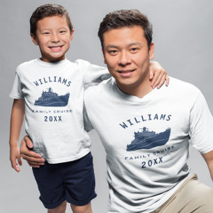 Plezierige Zeecruise Schip Familie Reünie Zomer Va T-shirt