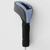 Plezierige Zwarte Kat Persoonlijk Golfheadcover (Schuin)