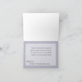 Pliage Carte de remerciements hiver Wonderland Arb (Intérieur)