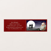 Pliage Carte de visite du Père Noël (Outside Unfolded)