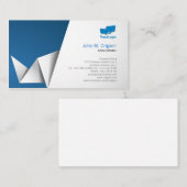 Pliages d'origine du Carte de visite administrateu (Devant / Derrière)