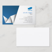 Pliages Origami de carte Styliste (Devant / Derrière)