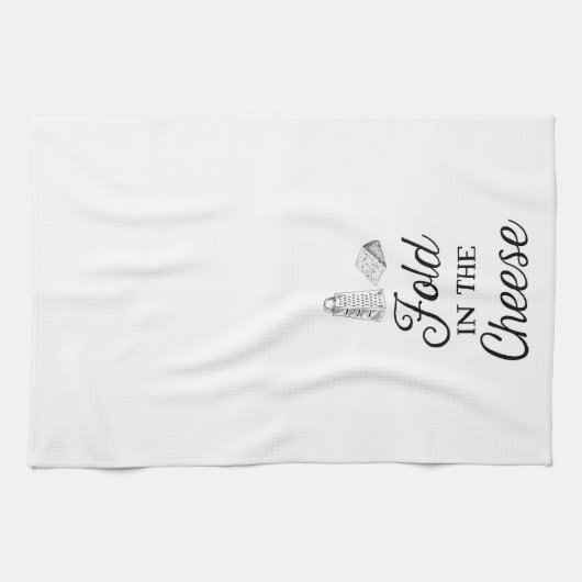 Plier dans la serviette de cuisine au fromage (Horizontal)