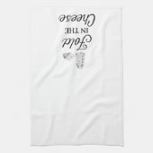 Plier dans la serviette de cuisine au fromage (Vertical)