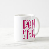 "Plier et accrocher." Mug (Devant droit)