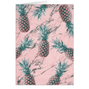 Plier Merci moderne en marbre rose ananas