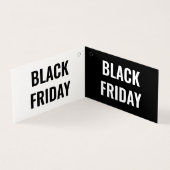 Plier noir vendredi rabais Hang Tag habillement (Inside)