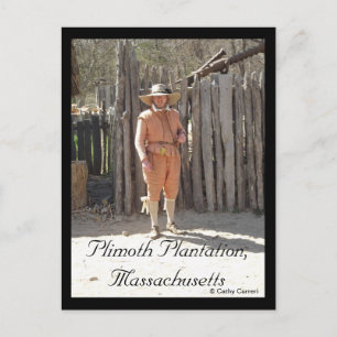 Plimoth Plantation, Massachusetts Briefkaart