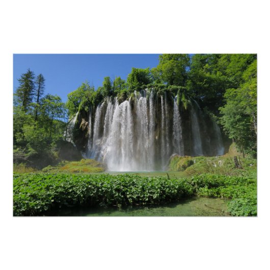 Plitvice Lakes Croatia Perfect Poster (Voorkant)
